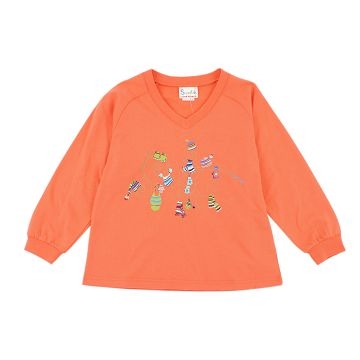 (SUPERKIDS)SUPERKIDS forest fairy series shirt (orange)