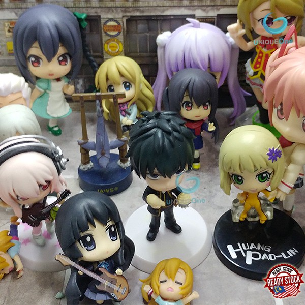 Anime Japan The Flower We Saw That Day ,K-ON ,gintama ,Blue Exorcist,love live, collection toy Mini firgure (Used )