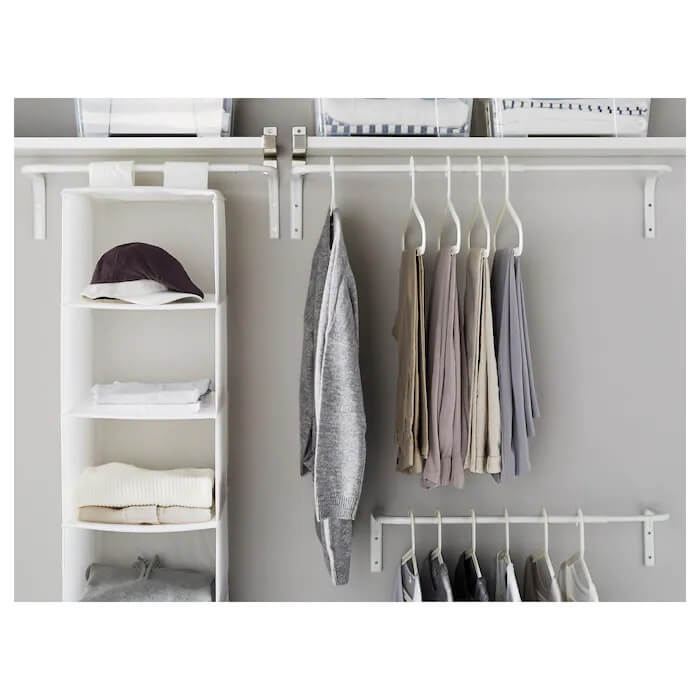 (Ready Stocks ) High Quality IKEA Mulig Clothes Bar – Clothes Hanger – Penyangkut Baju Dinding