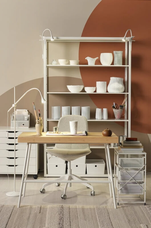 (Ready Stocks) Original IKEA LENNART Drawer Unit – Rak Laci Putih IKEA – Desk Organizer – Storage Drawer