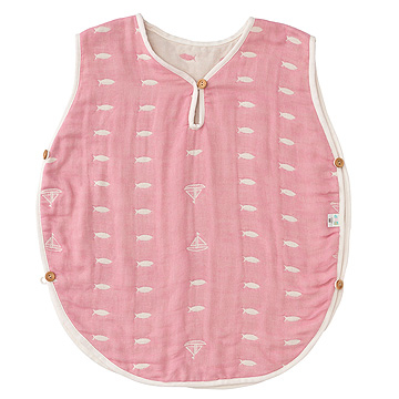 (PUP)[PUP] six layer yarn anti kickoff vest -M (Pink)