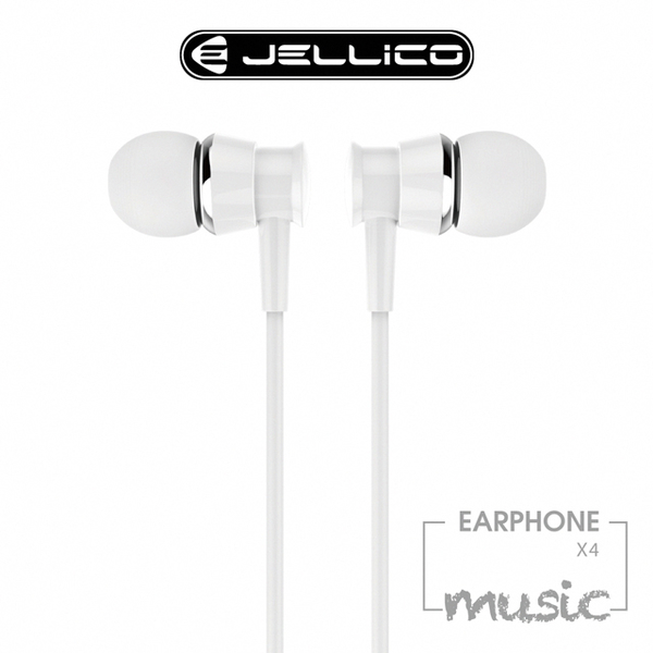 (jellico)[JELLICO] X4 Value Series In-Ear Music Wired Headphones / JEE-X4-WT