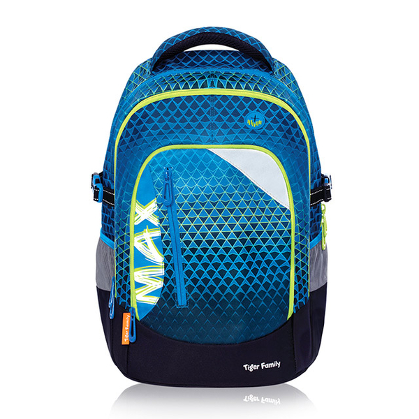 (tigerfamily)Tiger Family MAX series ultra-lightweight spine protection school bag-Qinliang sea blue