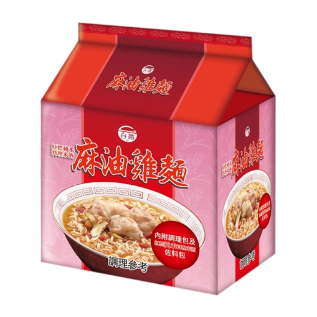 TTL- rice wine sesame oil chicken noodles (200g x 3)