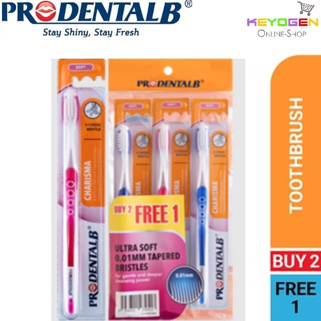 Prodental-B Toothbrush 3 pcs (BUY 2 FREE 1) (0.01mm Ultra Thin) - Charisma - SOFT