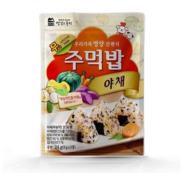 (Well & Good)Korea Well & Good Delicious Seaweed Powder-Vegetable Flavor 24g