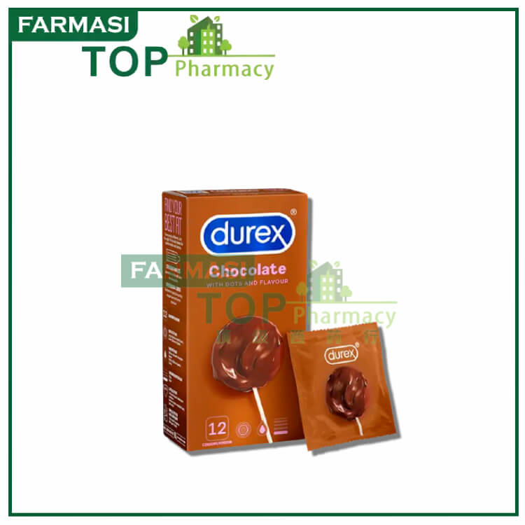 DUREX CONDOMS CHOCOLATE WITH DOTS AND FLAVOUR (12pcs)