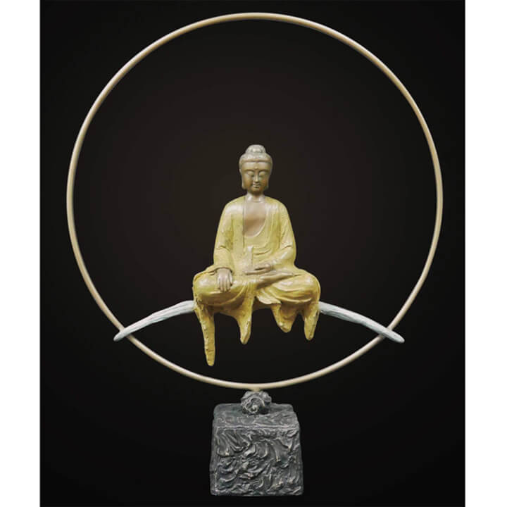 (開運陶源)Sakyamuni Buddha (Sanbao Buddha) *Pufu Sketch Series~ Ziwen teacher limited original bronze sculpture