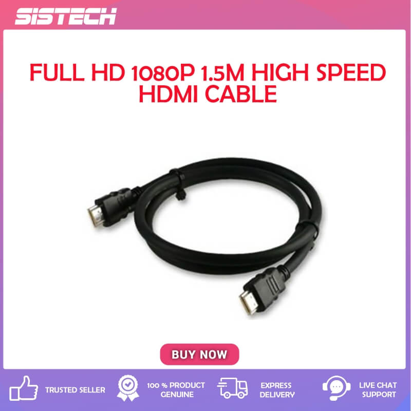 FULL HD 1080P 1.5M HIGH SPEED HDMI CABLE (3 FREE 1)