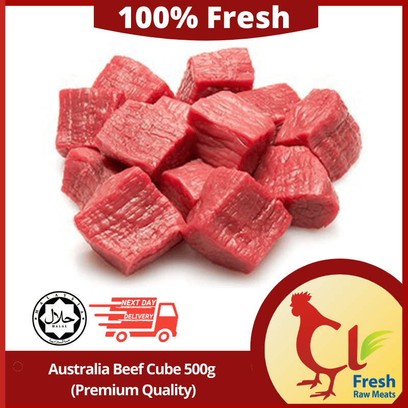 Australia Beef Cube 500g (Premium Quality)