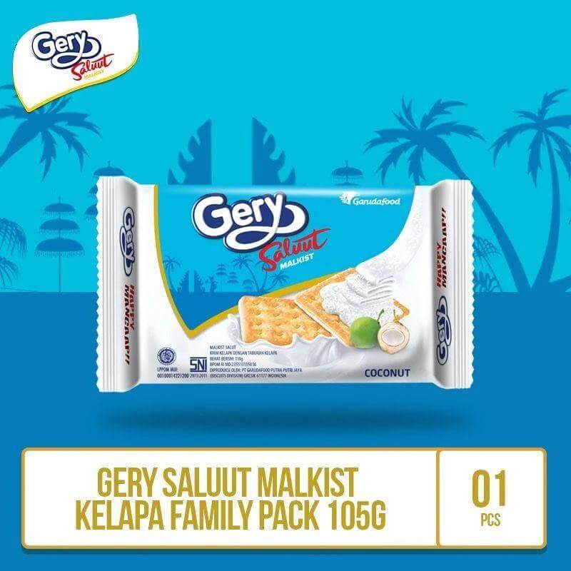 Gery Salut Malkist Kelapa Family Pack [105 g]
