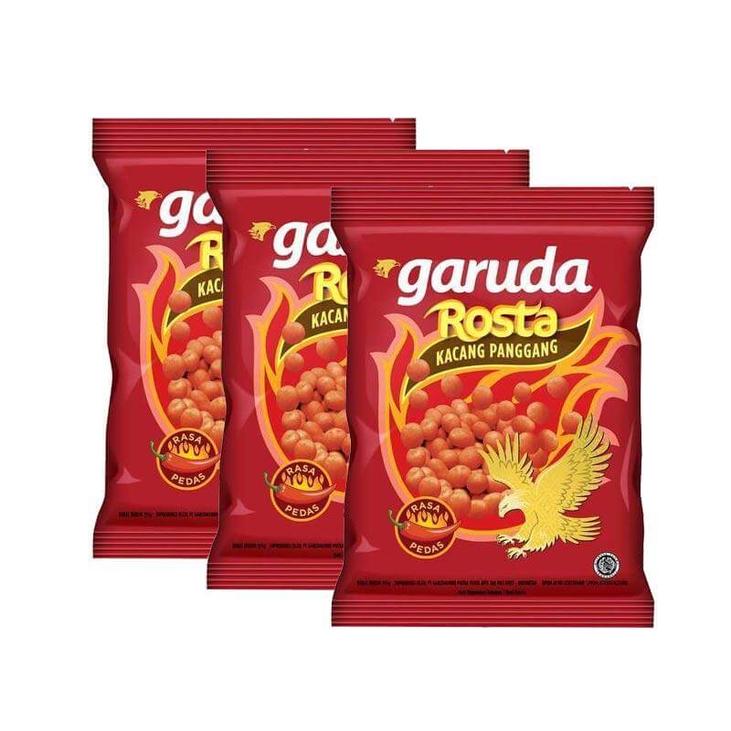 Beli 3 Garuda Rosta Kacang Pedas [70 G] Youbeli