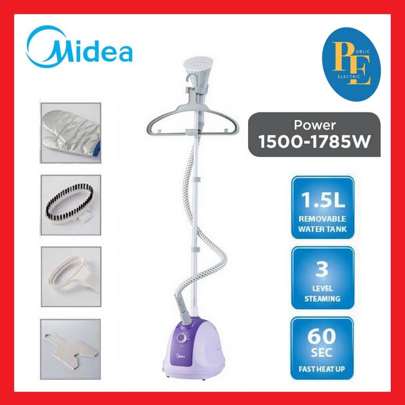 Midea 1.5L 3 Level Steaming Garment Steamer - GS-150D