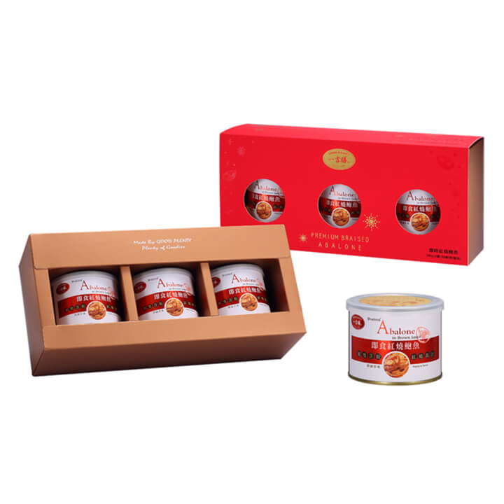 [Yi Ji Shan] Instant Braised Abalone Gift Box (180g*3pcs)