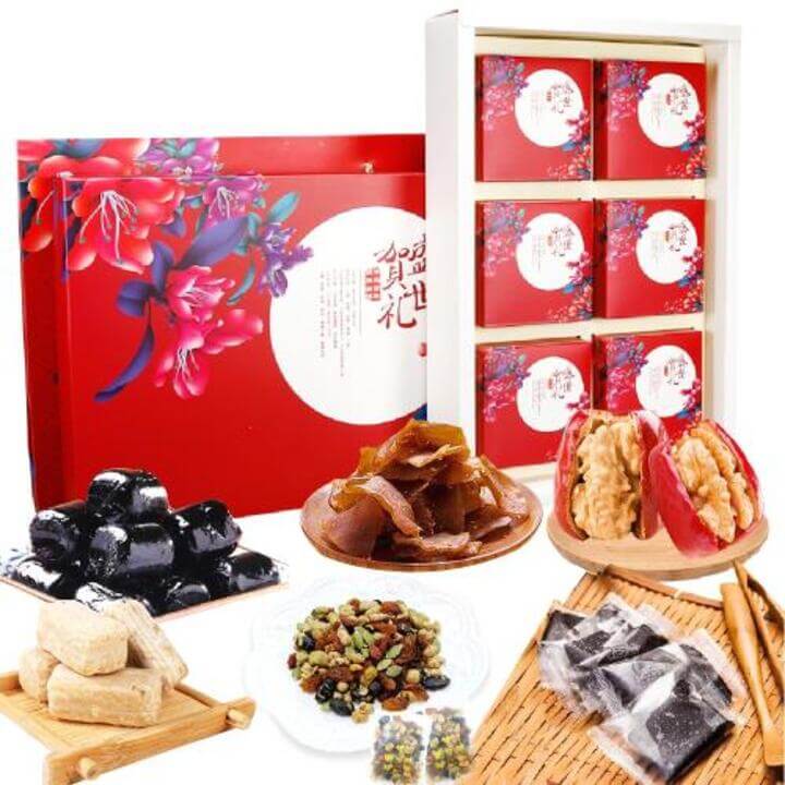 [狂神邦] Six Comprehensive Nuts Gift Box for Prosperity Gifts-Vegetarian