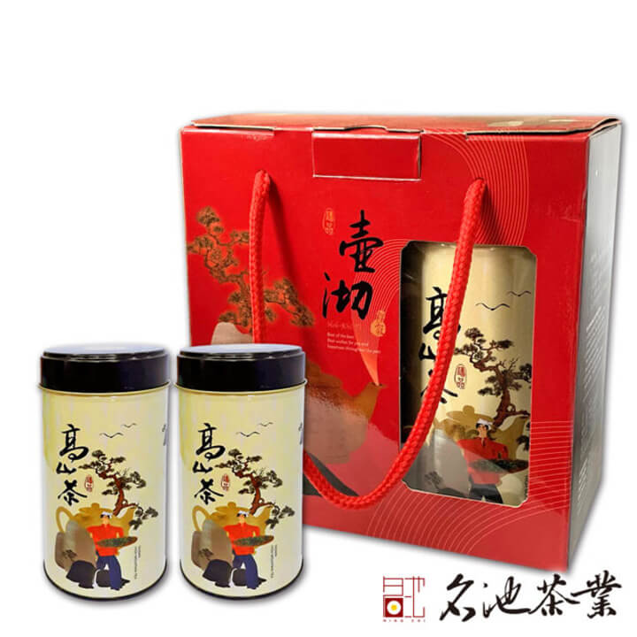 [MING CHI TEA COMPANY] Hand-picked high mountain tea carring box | Alishan + Shanlinxi (150g*2 cans)