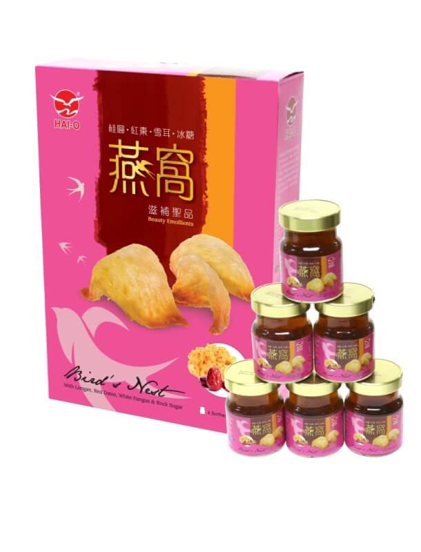 Parents\' Day Package D - Bird\'s Nest With Longan, Red Dates, White Fungus And Rock Sugar (70ml x 6) 2 boxes @ RM 60【Free Shipping】