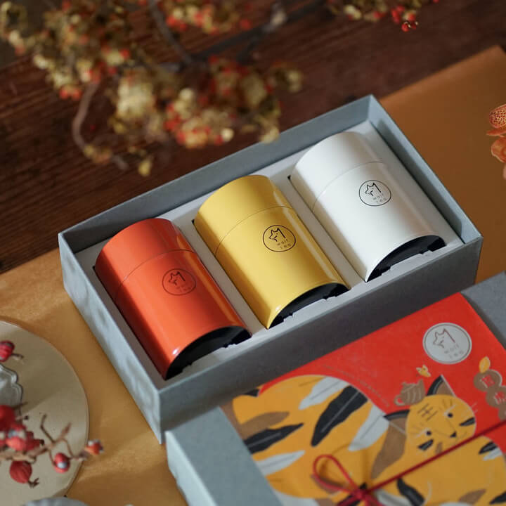 [Wolf Tea] Jihu Shengfeng Spring Festival Limited Tea Ceremony | Fengmei Daifu (3 cans) (with bag)