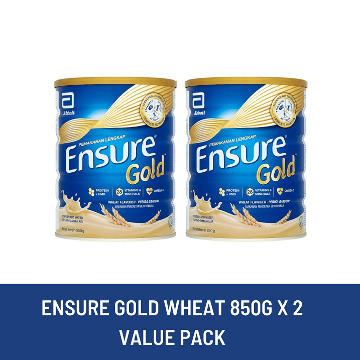 2 Bottle of Ensure Gold Wheat850g