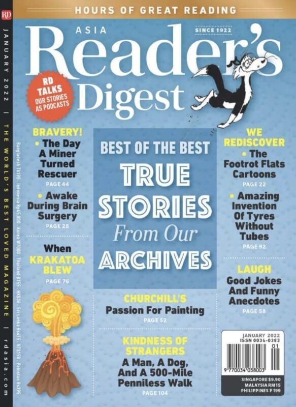 (Start February 2022) Reader's Digest Asia - English, Limited 1 Year (12 issues) Subscription Offer!!!