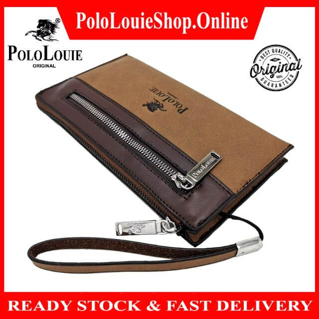 🎁 New Arrival 📣Original Polo Louie Men Luxury Leather Wallet Clutch Long Purse Unisex
