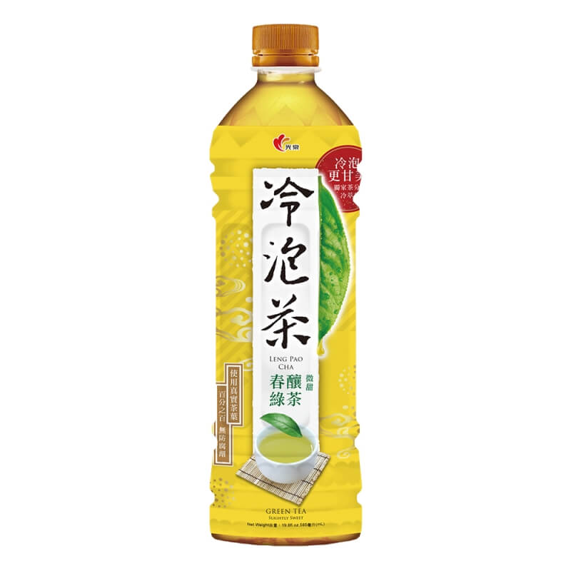 光泉冷泡茶-春釀綠茶585ml(4入/組)