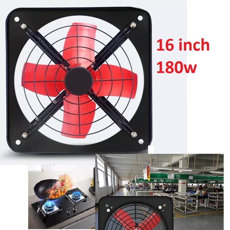 16 inch 2 Years Warranty Powerful Low Noise Industrial Exhaust Fan