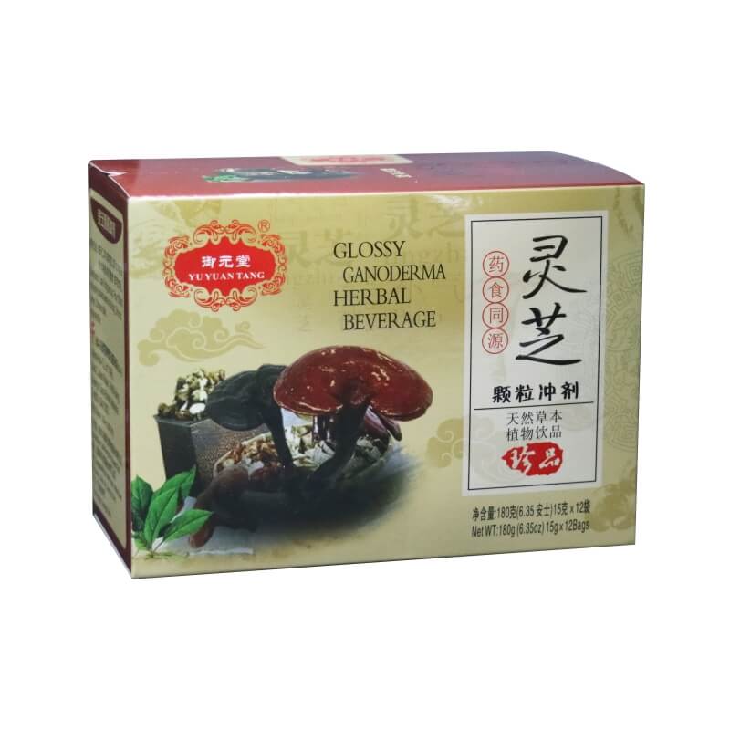 Yu Yuan Tang Glossy Ganoderma Herbal Beverage 15g x 12bags【Buy 1 FREE 1, Exp Date: Sep 2022】