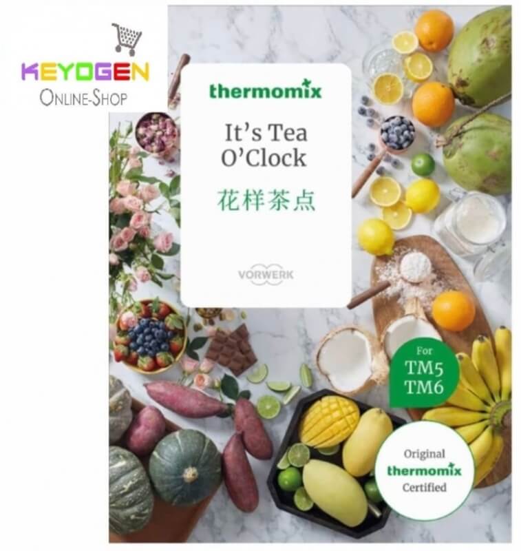 It\'s Tea O\'Clock Bilingual Recipe Cook Book TM5 | TM6 Recipe COOK BOOK FREE 1pc Apron