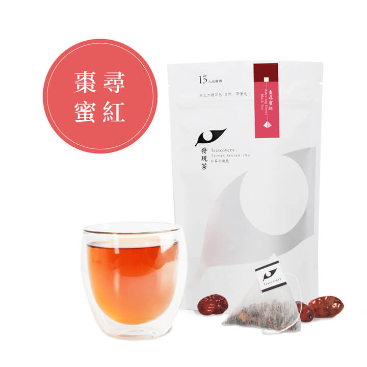 【發現茶】熱泡立體茶包-棗尋蜜紅品嘗袋(3.5gx15入)x4包