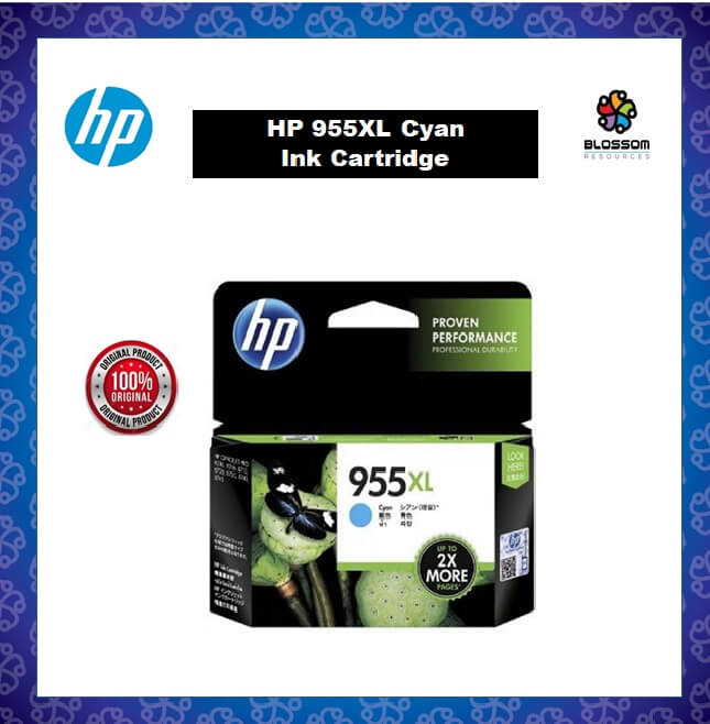 HP 955XL Cyan Original Ink Cartridge