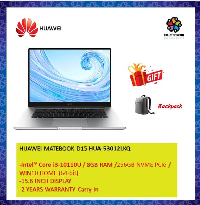 HUAWEI MateBook D15 i3-10110U (HUA-53011USX)