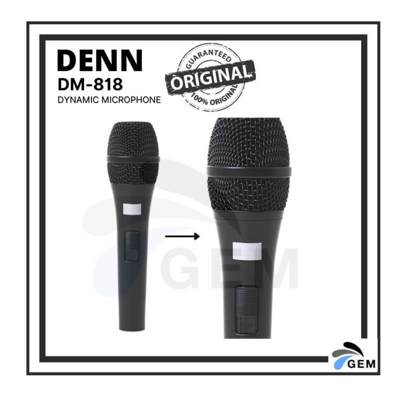 DENN Wired Microphone (DM-818)