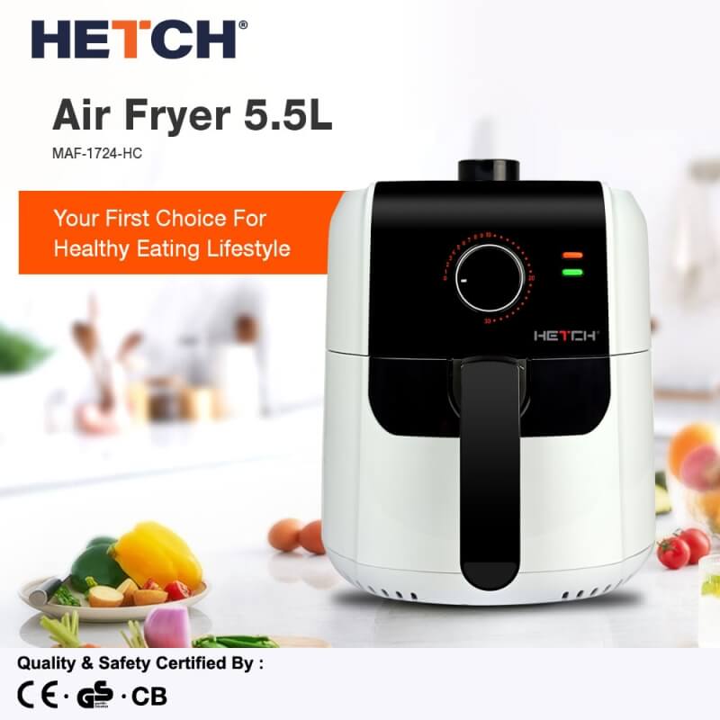 HETCH Air Fryer 5.5L MAF-1724-HC