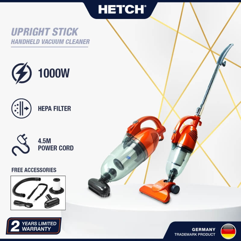 HETCH Upright Stick & Handheld Vacuum Cleaner HVC-1404-HC