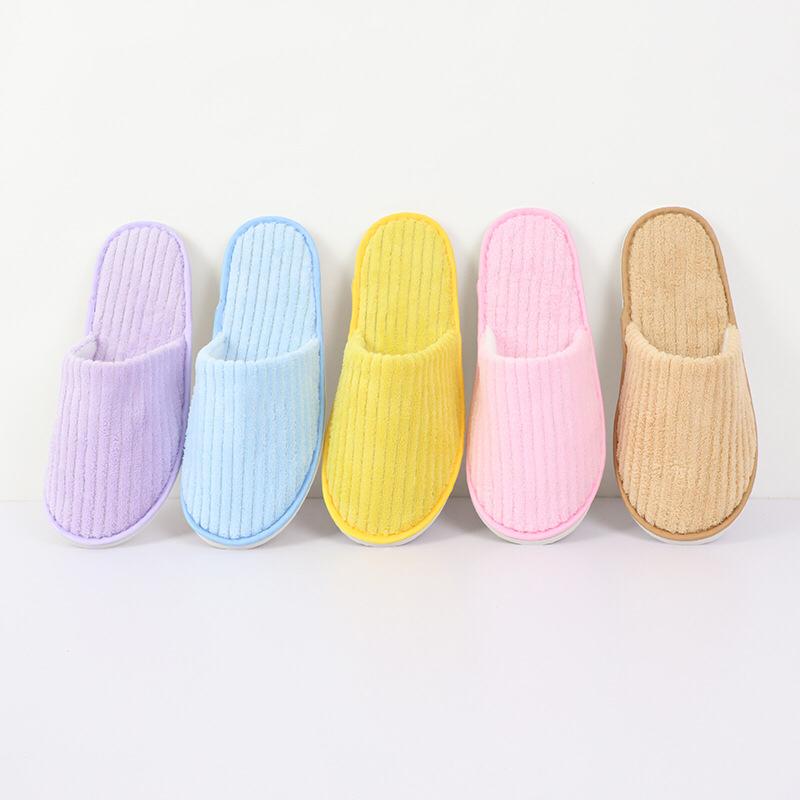 Unisex Indoor Sleeping Plain Slippers