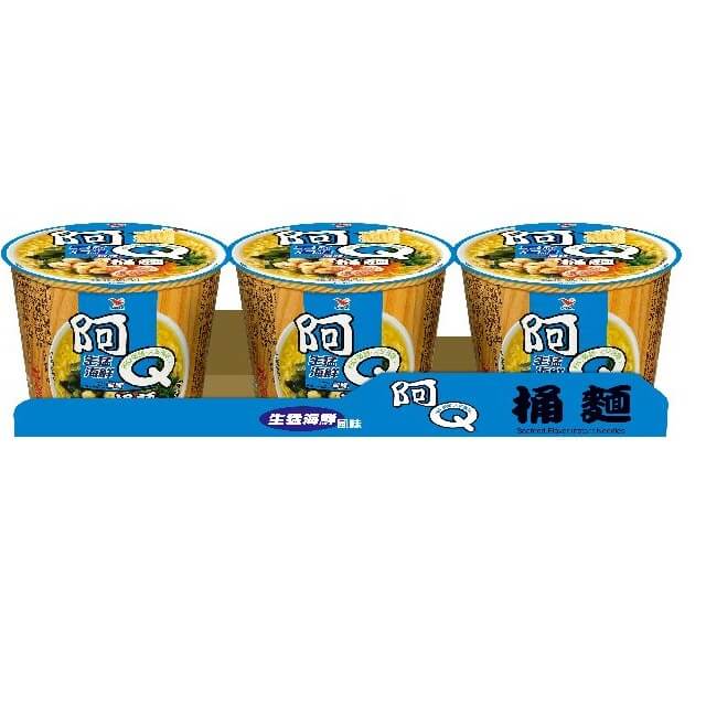 阿Q桶麵_生猛海鮮風味(3碗/組)