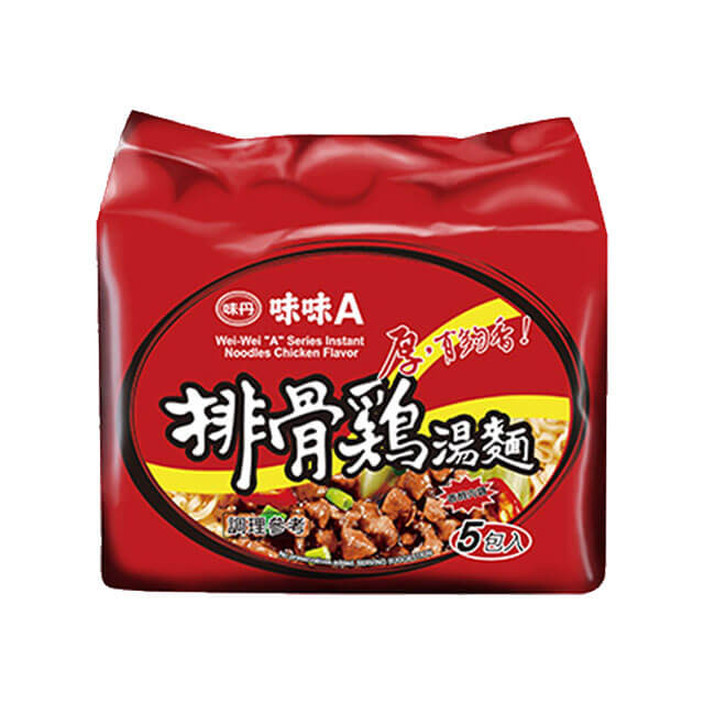 味丹《味味A》排骨雞湯麵(5包)