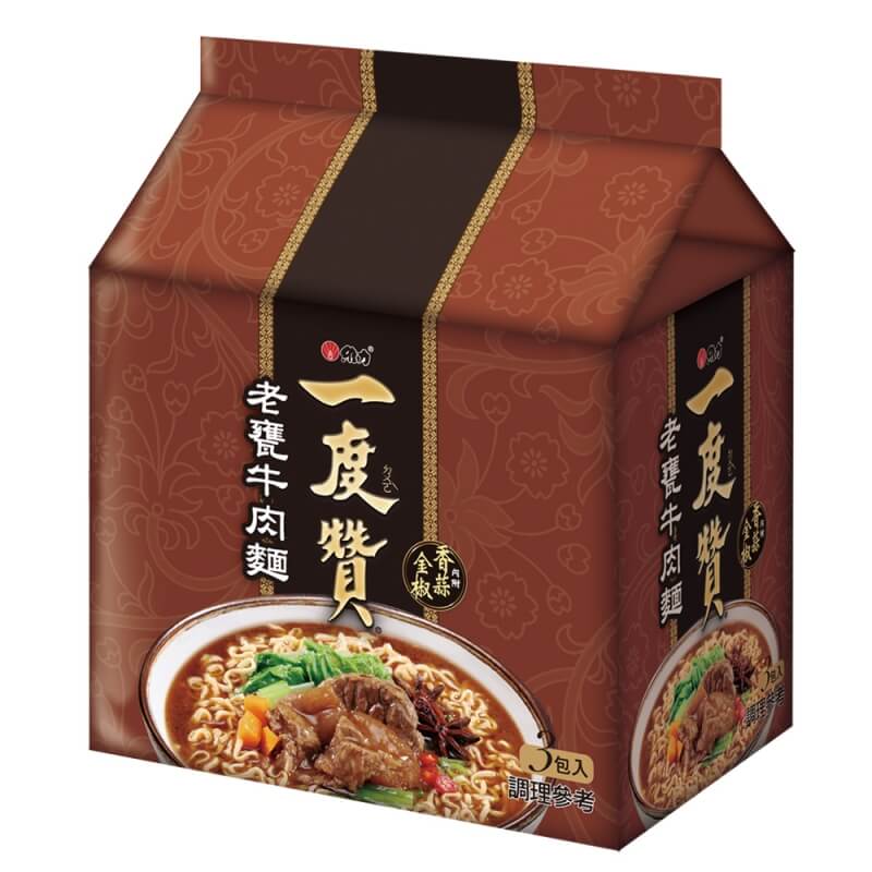 [維力] 一度贊 老甕牛肉麵 (3包/袋)