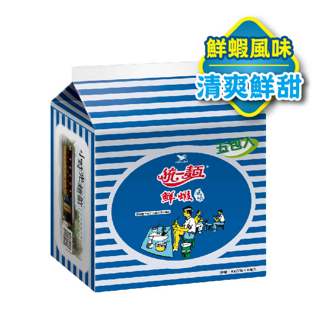 統一麵 鮮蝦風味(5袋/包)