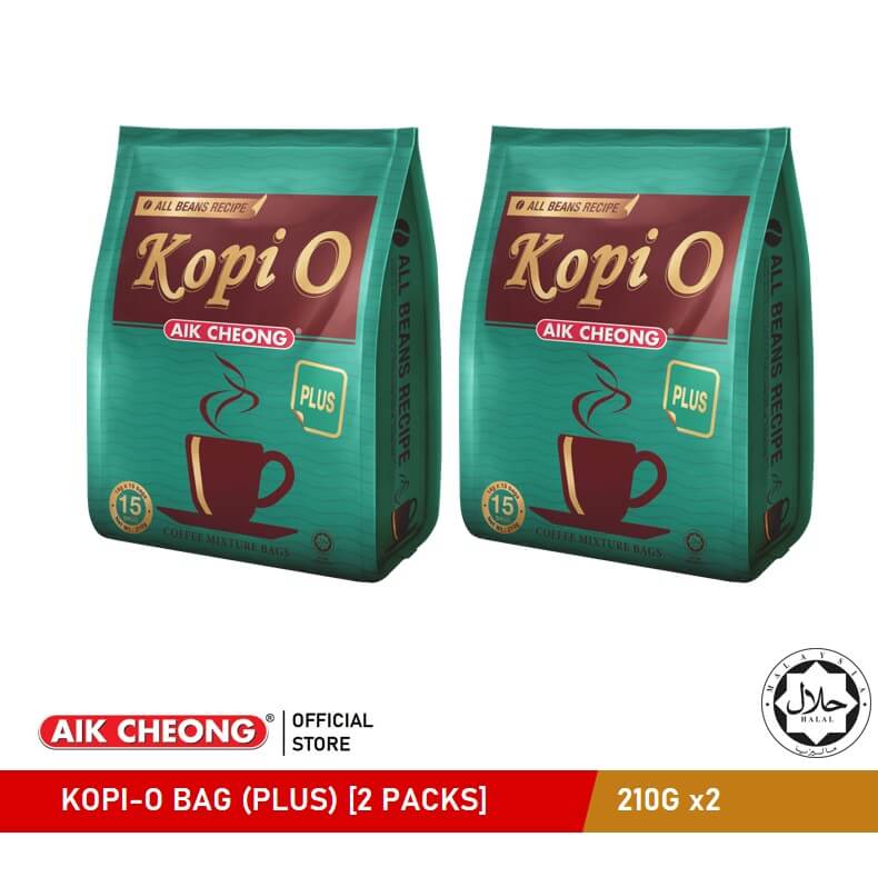 Bundle of 2 Kopi O Plus 210g