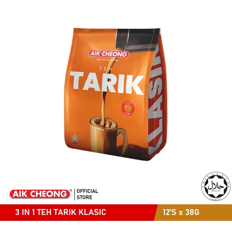 AIK CHEONG Teh Tarik 3in1 456g (38g x 12 sachets) - Klasik