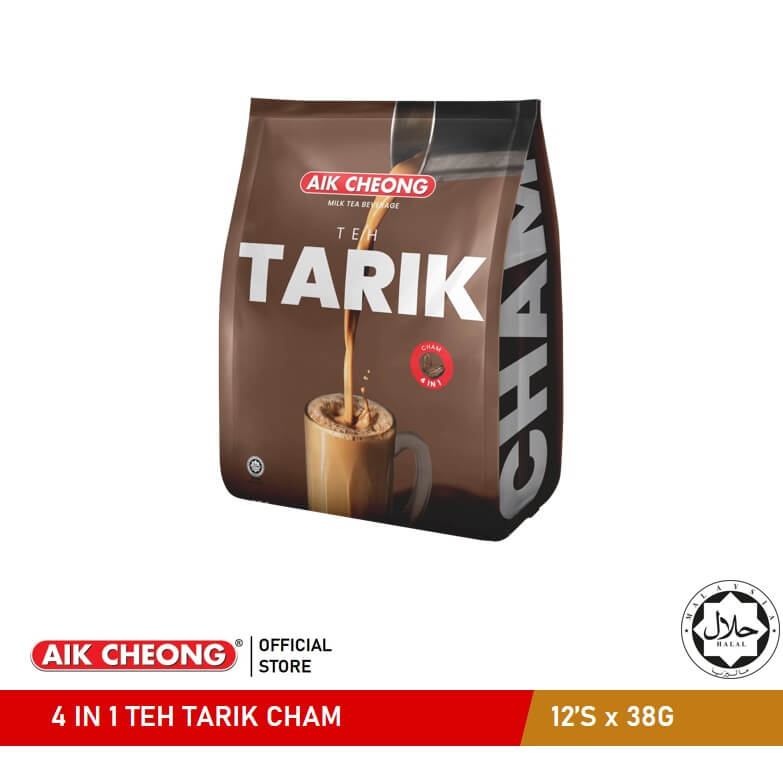 AIK CHEONG Teh Tarik 4in1 456g (38g x 12 sachets) - Cham
