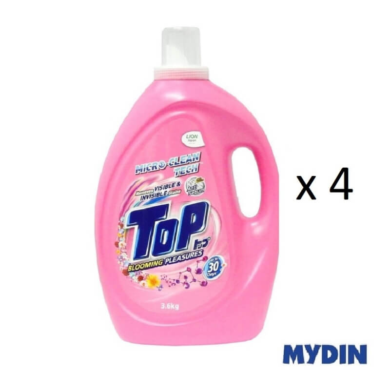 Top Liquid Detergent Blooming Pleasures (3.6kg x 4)