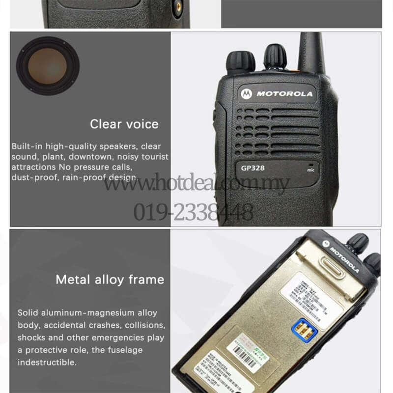 Walkie talkie Motorola GP328 VHF