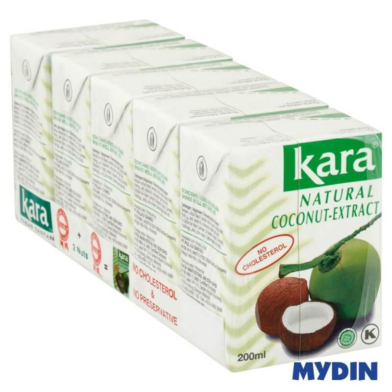 Kara Natural Coconut-Extract (5 x 200ml)