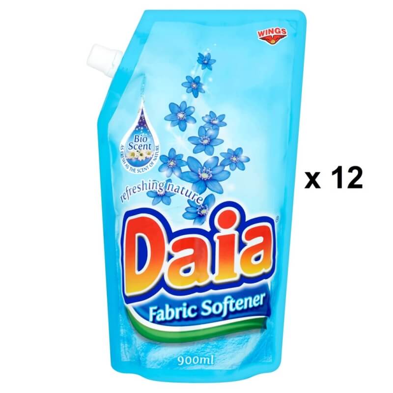 Daia Fabric Softener Refill Refreshing Natural (900ml x 12)