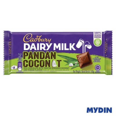 Cadbury Dairy Milk Pandan Coconut Chocolate (160g)