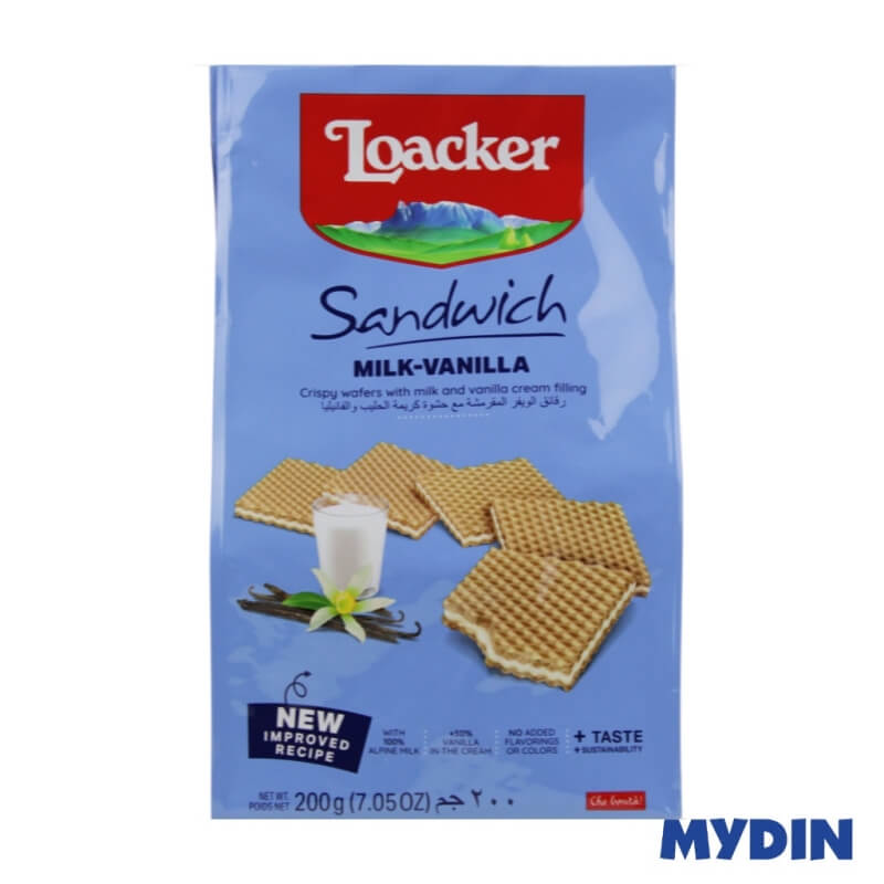 Loacker Sandwich Milk Vanilla (200g)