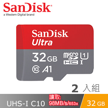 (Sandisk)SanDisk Ultra MicroSDHC c10 32GB memory card (two into Value Pack)